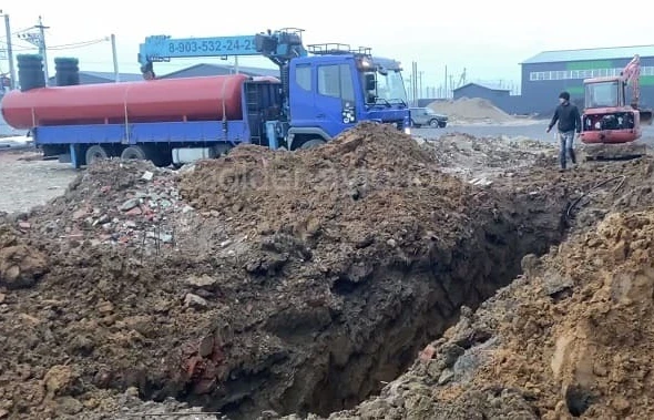 Монтаж газгольдера Реал Инвест под ключ в Клину подземно