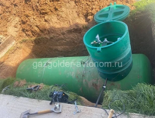 Подземный газгольдер Спецгаз в Клину под ключ для частного дома