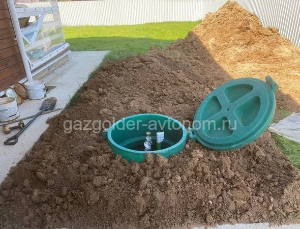 Подземный газгольдер в Клину под ключ для частного дома